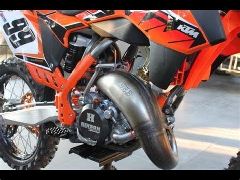 2014 KTM 150SX 2 Stroke Start Up Walk Around YouTube