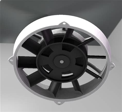 小型风扇3d模型下载三维模型solidworks模型 制造云 产品模型