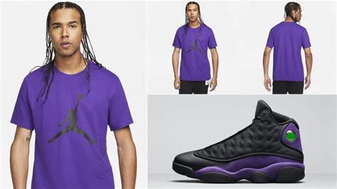 Air Jordan 13 Court Purple Shirt