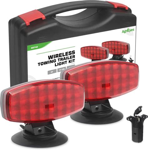 Amazon Agrieyes Wireless Trailer Lights With Adjustable Bracket