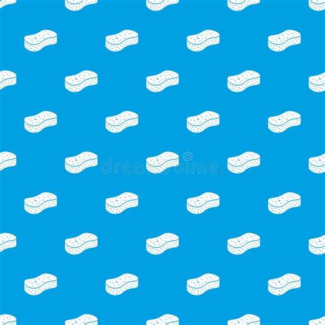 sponge pattern vector seamless blue stock vector illustration