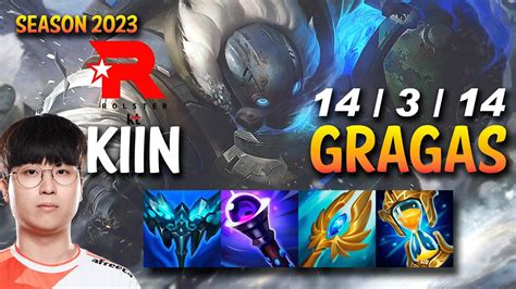 KT Kiin GRAGAS Vs KENNEN Top KR Ranked YouTube