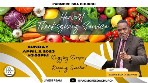 Harvest Thanksgiving Service Padmore Sda Church April Youtube