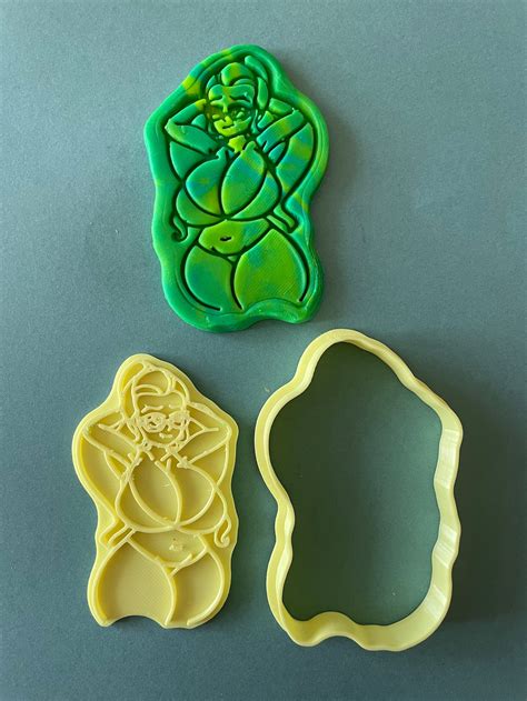 Rule Bikini Chick Cookie Cutter STL Digital File Etsy