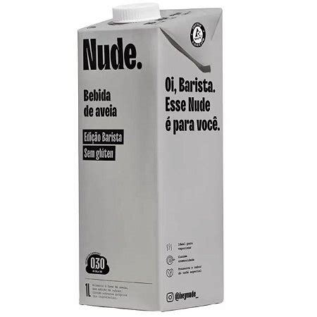 Bebida De Aveia Barista 1L Nude Bela Cerealista