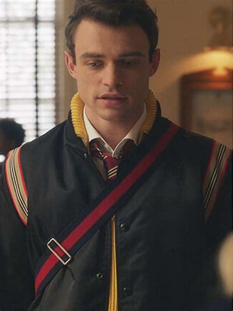 Thomas Doherty Gossip Girl Black Jacket - New American Jackets