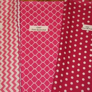Hot Pink Polka Dot Cotton Fabric SHIPS FAST Polka Dot Cotton Fabric For Quilting Sewing Crafts