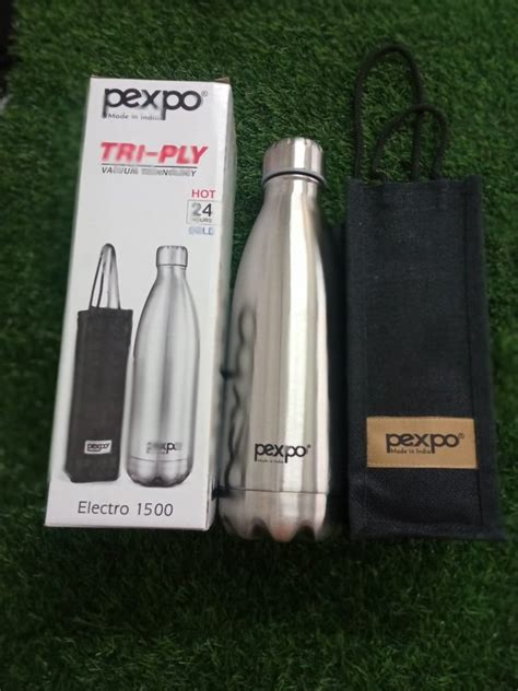 Pexpo Ss Electro Ml Hot Cold Insulated Steel Water Bottle At Rs Piece In New Delhi
