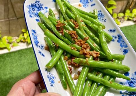 Resep Buncis Tumis Bawang Putih Oleh Ratih Kusuma Dewi Cookpad