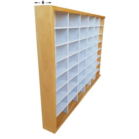 Jual Ferna Rak Display Hot Wheels Kotak Hotwheels 48 Warna Kayu Natural Putih Shopee