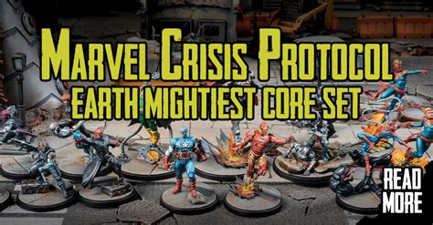 Marvel Crisis Protocol Earths Mightiest Core Set Heroes And Villains