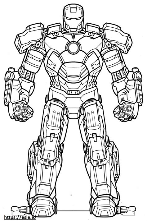War Machine Hulkbuster For Coloring