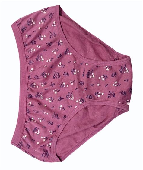 Fancy Ladies Purple Cotton Printed Panties At Rs 52piece In Mumbai