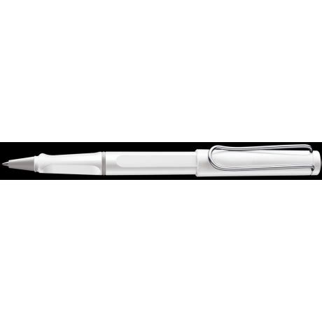 Lapicera Rollerball Safari Blanco Tm Negro Azul Lamy Watchme