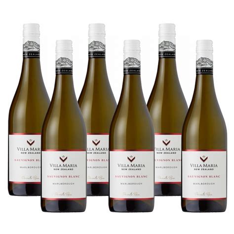 Case Of 6 Villa Maria Private Bin Sauvignon Blanc 75cl White Wine