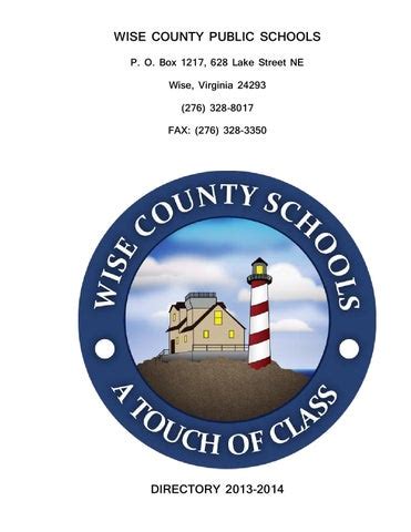 Wise County Public Schools Directory 2013-2014 by Scott_Kiser - Issuu