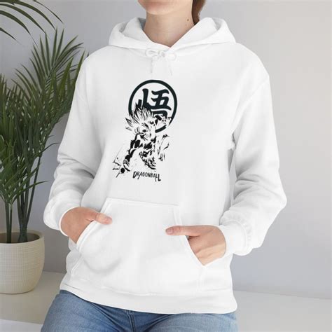 Felpa Con Cappuccio Dbz Anime Dragon Ball Son Goku Unisex