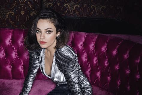 X Tail Mila Kunis Smile Actress Mila Brunette Kunis