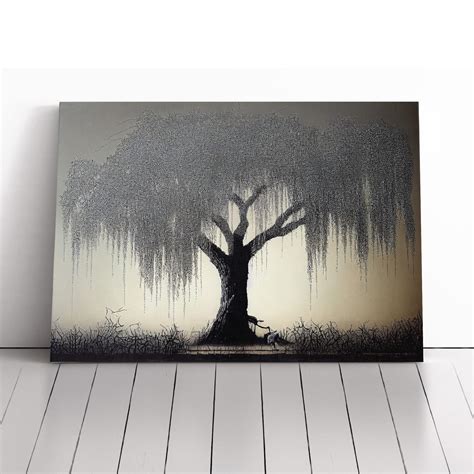 painting of a willow tree 9