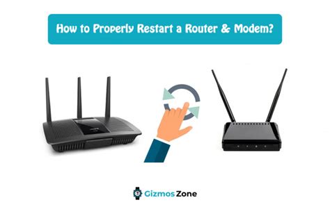 How To Properly Restart A Router And Modem Gizmos Zone