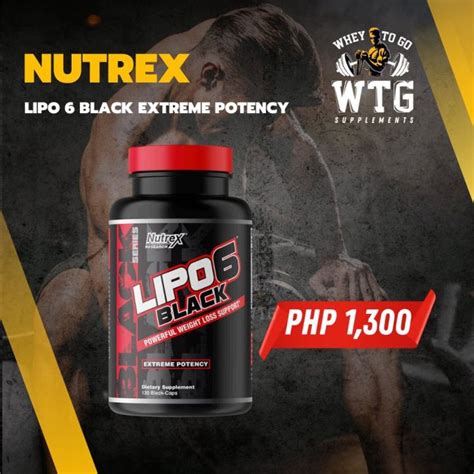 Ghy Nutrex Lipo Black Extreme Potency Capsules Lazada Ph