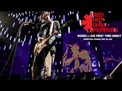 Red Hot Chili Peppers Dosed é tocada pela ª vez por motivo especial
