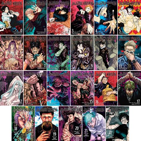 Colección de 15 libros Jujutsu Kaisen Series (Vol 0-14) de Gege Akutami
