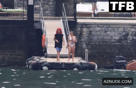 Addison Rae Sexy Seen Showcasing Her Hot Bikini Body Alongside Omer Fedi At Sereno Resort Aznude