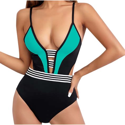 BeAi Cute Swimsuits One Piece Full Coverage Bikini Sets For Women Sexy Sexy Swimwear For Women