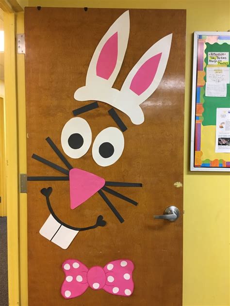 Bunny Easter Door Decorations School Door Decorations Door