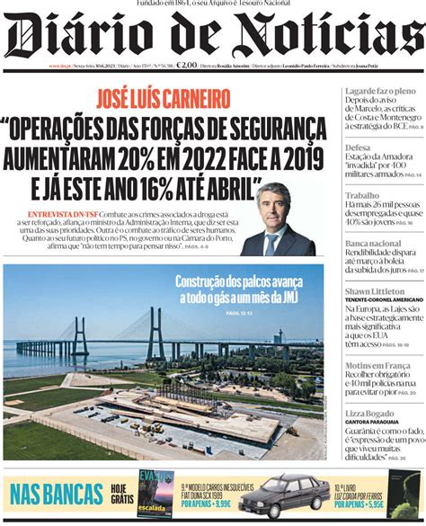 Capa Di Rio De Not Cias Junho Capasjornais Pt