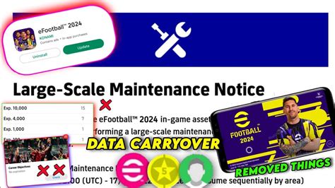 Efootball Large Scale Maintenance Efootball Release Date