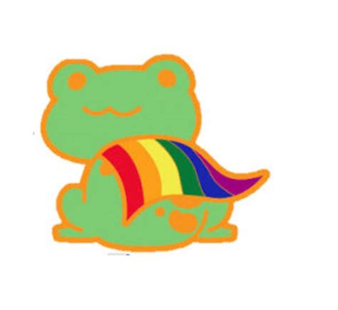 Pride Frog Chibi Hard Enamel Pin Choose Gay Rainbow Pride Etsy