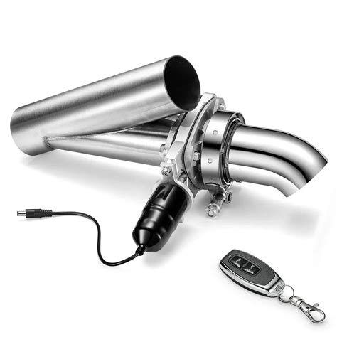 Spelab Remote Electric 3 Inch Exhaust Cutout Kit Stainless Steel Y Pipe