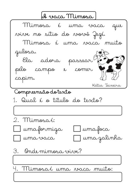 Atividade De Português Para O 1o Ano Do Ensino Fundamental