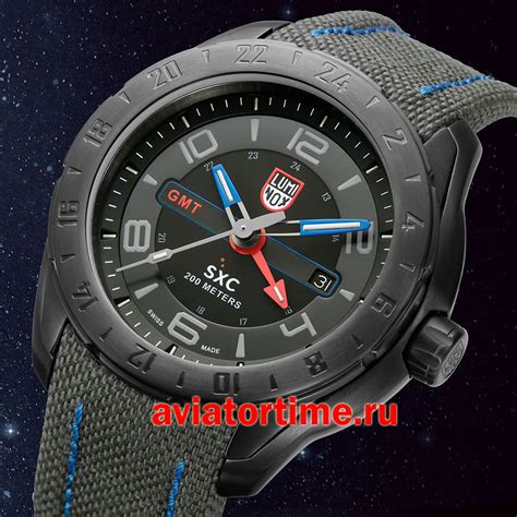 Швейцарские наручные мужские часы LUMINOX A.5121.GN SXC PC STEEL GMT ...
