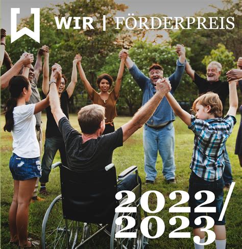 WIR WIR Förderpreis 2022 23 Wir gratulieren den Gewinnern