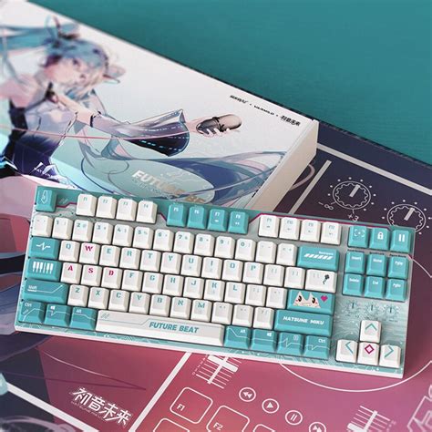 Hatsune Miku Mechanical Keyboard Anime Keyboard