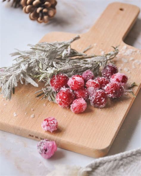 How To Make Sugared Cranberries And Rosemary Lucia Paula