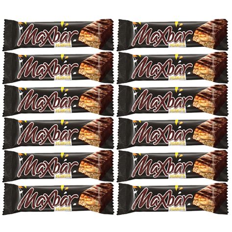 Maxbar Peanut Chocolate Bar (40g) - (Pack of 12) | Lazada
