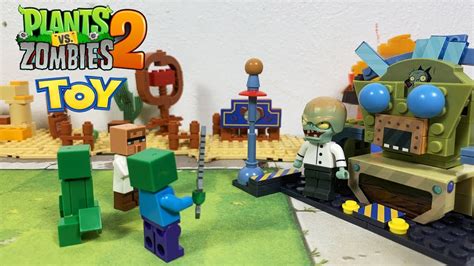 Lets Build Lego Plants Vs Zombies Pvz 2 Playset Lego Minecraft Vs Peashooter Youtube