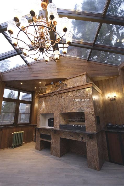 Комплекс барбекю с мангалом и русской печью - Портфолио