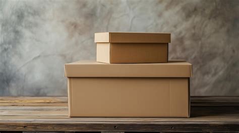 Premium Photo Stacks Of Cardboard Boxes On White Background