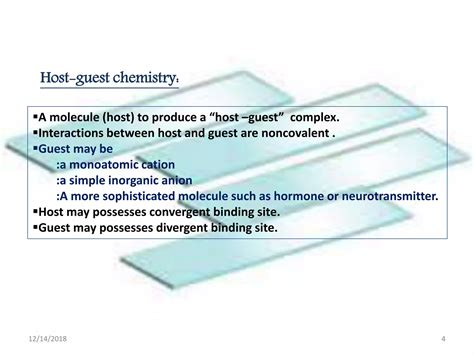 Supramolecular Host And Guest Design Ppt Ppt