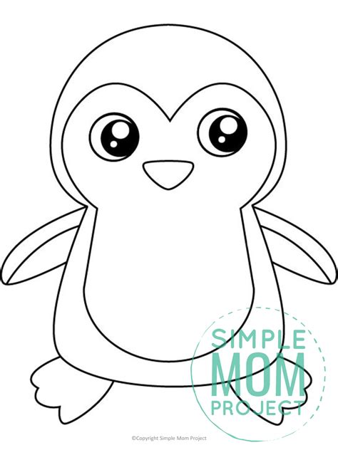 Free Printable Penguin Template – Simple Mom Project