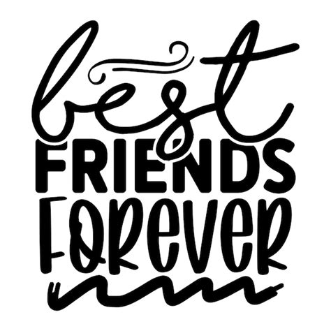 Premium Vector Best Friends Svg Design