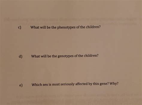 Solved Gene B Is Sex Linked Recessive And Lethal A Chegg