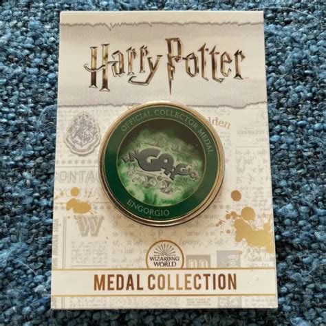 Harry Potter World Wizarding Coin Medal Collection Engorgio