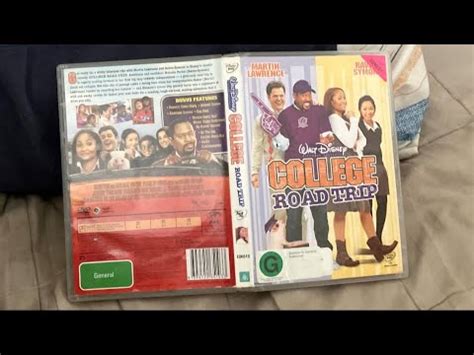 Opening And Closing To College Road Trip Disney Dvd Australia