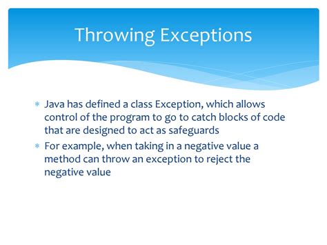 Exception Handling In Java Ppt Download